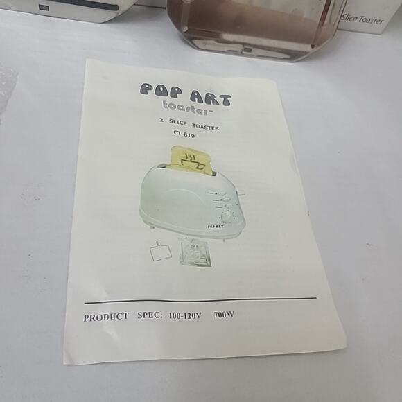 Rare "Las Vegas Luxor" 2-Slice Modern Design Black Toaster Pop Art Used To Test - Picture 8 of 8